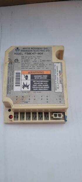 F50e47-060 White-rodgers Used Hot Surface Ignition Control Free Shipping