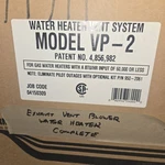 Tjernlund VP-2F Water Heater Vent System New. Fixed Price $525.99.