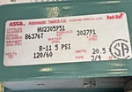 Asco HV2305951 N.c. 120V 60HZ 5PSI R-11 Solenoid Refrigerant Valve- 3/4" Fps. Fixed Price $109.00.