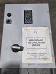 Trane Industrial Control Panel X13170434010. 7.5 Hp. Fixed Price $859.99.