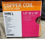 *new* Everbilt Copper Coil Type 1/2" Id X 10' #LSC4010PS. Fixed Price $22.98.