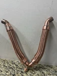 Mason-mercer 1" Bronze Braided 60 Vee Hose W/copper Female Sweat Ends. Fixed Price $141.75.