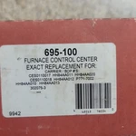 Robertshaw Furnace Control Center Board 695-100 24VAC 3AMP For Carrier Bdp. Fixed Price $214.00.