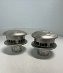 New, Lot Of 2, Selkirk, 3RV-RT 3", Round O, Gas Vent Top, Model Rv. (22I-1). Fixed Price $49.99.