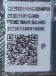 Prime Main Board GE293D1151G300MP00 202301300016590. Fixed Price $160.00.
