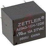 10X AZ943-1CH-12DE Relay: Electromagnetic; Spdt 12VDC 15A, Zettler. Fixed Price $10.89.