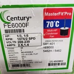 Century FE6000F 1/3 To 1/5 HP,1075 RPM,48 FRAME,208-230V,2SP. 2.5, 1.4 ,rev.. Fixed Price $144.95.