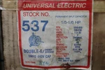 Universal Electric Stock# 537 Motor 1/5-1/6HP 208-230V 1050-850RPM. Fixed Price $119.95.