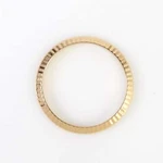 Rolex Bezel 18K Yellow Gold Fluted For Stainless Steel Datejust 69000. Fixed Price $500.00.