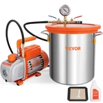 Gallon Refrigerant Vacuum Chamber 3.5CFM Single Stage Pump Degassing Kit. Fixed Price $379.90.