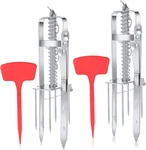 2 Pack Mole Trap Gopher Ground Squirrel Galvanized And Oil Hardened Spear. Fixed Price $62.95.