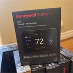 Honeywell Home X8S Smart Thermostat Black 3.5" Wifi App Control Alexa Matter. Fixed Price $175.00.