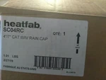 New Heat Fab SC04RC Saf-t Vent 4" Diameter Rain Cap. Fixed Price $109.99.