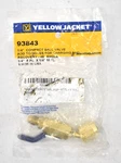 Yellow Jacket 1/4" Ball Valve Adapter Compact Tool 93843 45 For Hoses Charging. Fixed Price $35.99.