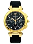 Salvatore Ferragamo Idillio F77LCQ5009 Gold Ip Treatment (4N) Black Leatherstrap. Fixed Price $1145.23.