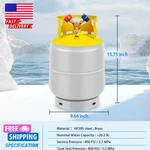 30LB Refrigerant Recovery Tank For R12, R22, R134A, R410A, Etc Hvac Cylinder. Fixed Price $129.40.