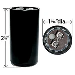 21-25 Uf/mfd 220-250 Vac Start Capacitor Replaces Ngm 61B1D220021NCNG 11938. Fixed Price $10.60.