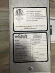 Exodraft EBC31US01 Control Board 120V Ac 1.6A Metal Corded Electric. Fixed Price $1500.00.