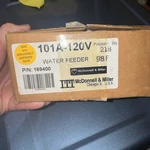 Mcdonnell & Miller 101A-120V Water Feeder P/n 169400. Fixed Price $475.00.