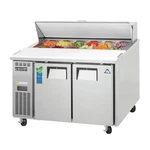 Everest EPR2-24 47" Two Section Sandwich/salad Prep Table W/ Doors, 12 (1/9.... Fixed Price $3953.00.