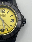 Nice Invicta Yellow Face Dive Watch Black Stainless Bracelet 41MM. Fixed Price $36.00.