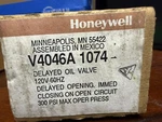Honeywell V4046A 1074 Delay Oil Valve 120V 60HZ. Fixed Price $75.00.