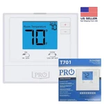 PRO1 Iaq T701 Digital Non-programmable Thermostat, Single Stage, Heat Cool. Fixed Price $39.99.