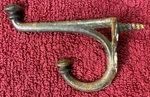 Antique Cast Iron Double Acorn Hat Coat Hook Screw Back B39. Fixed Price $18.99.