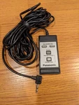 Panasonic Vcr Vhs Wired Remote Controller Model Vsqs 0046 Frame Adv Pause/still. Fixed Price $19.00.