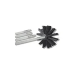 Deflect-o 4 Black/white Aluminum Duct Cleaning Kit DVBRUSH12K/6. Fixed Price $35.95.
