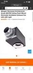 Panasonic FV-08VRE2 Whisper Recessed Led Fan/light 80 Cfm. Fixed Price $139.00.