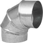 (4)-IMPERIAL Galvanized 6" 90 Degree 28 Adjustable Stove Pipe Elbow GV0295-C. Fixed Price $71.89.