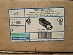 O-z Gedney 1/2" LL-150 Conduit Bodies 4 Pcs. Fixed Price $200.00.