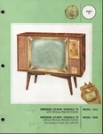 Tv Ad Sheet - Emerson 1961 23" Console Or Without Remote Control. Fixed Price $10.50.