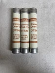 Gould Ferraz Shawmut OTS40 One-time Fuse Amps, 600VAC Nos. Lot Of 3. Fixed Price $26.04.